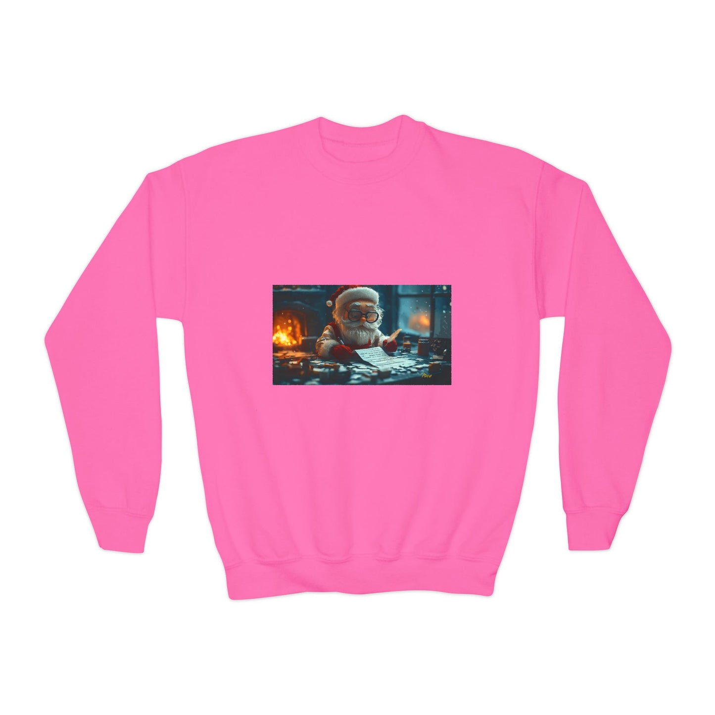 Chirstmas 2024 Series Print #1 Youth Crewneck Sweatshirt