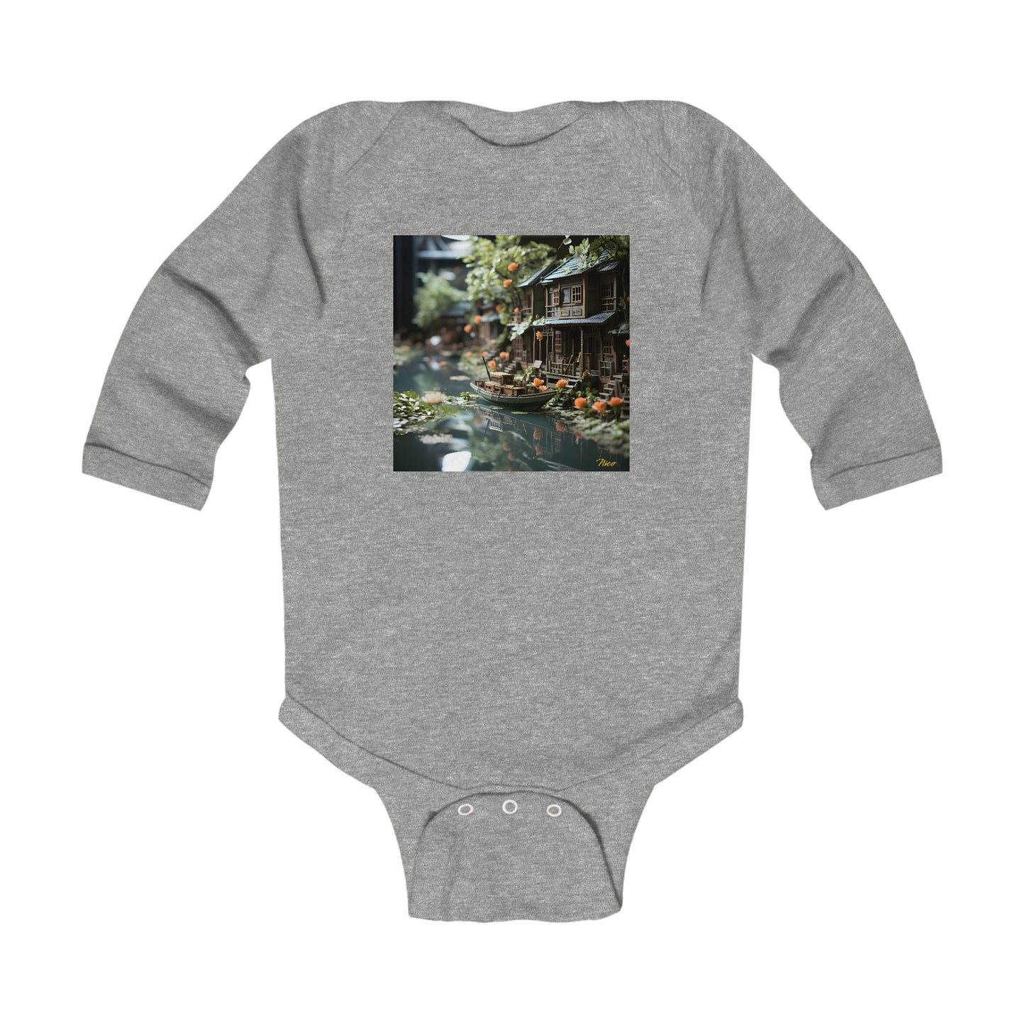 Born On A Bayou Series Print #9 Infant Long Sleeve Bodysuit