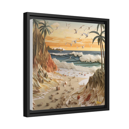 By The Seaside Series Print #7 - Black Framed Canvas Print