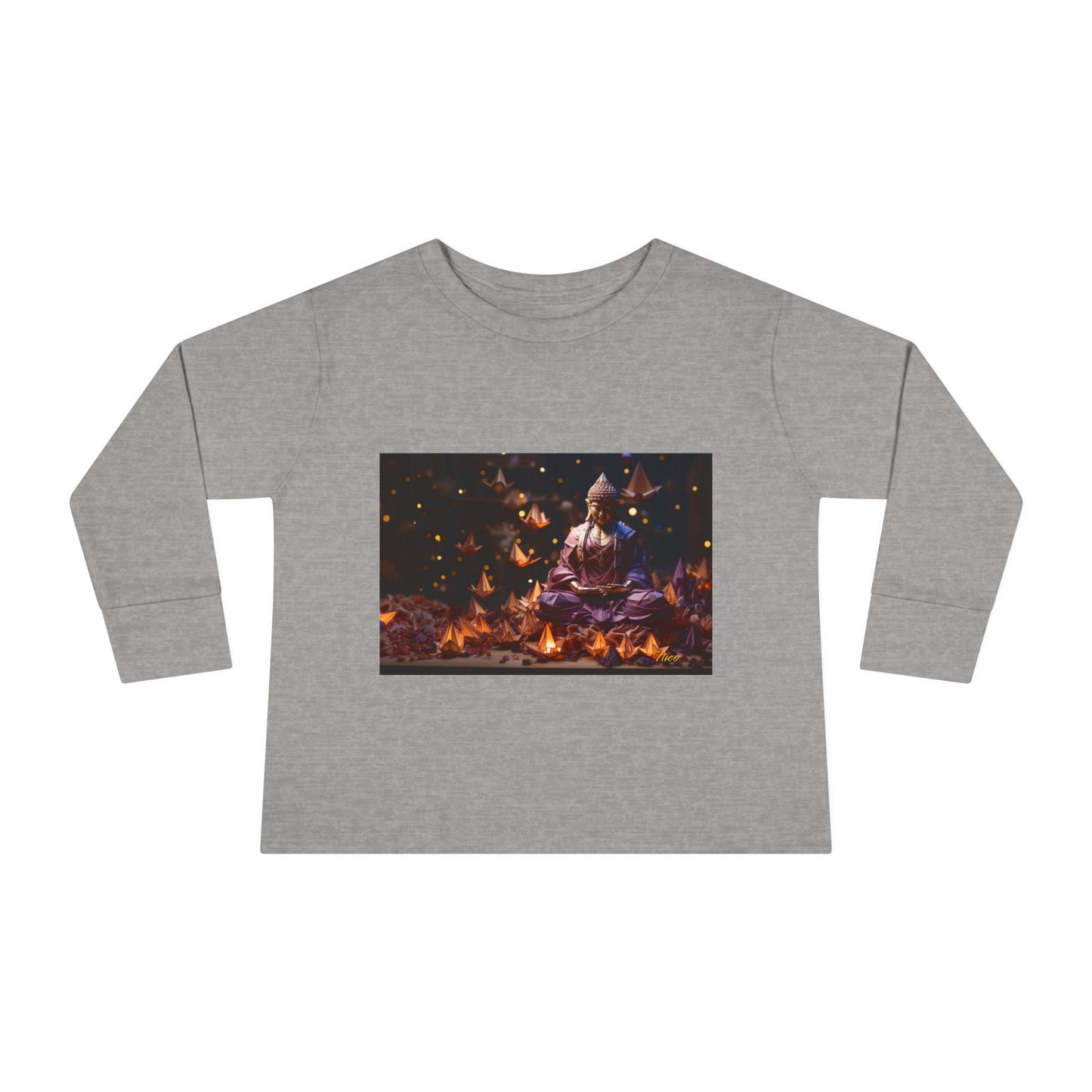 Ascending Buddha Series Print #6 Toddler Long Sleeve Tee