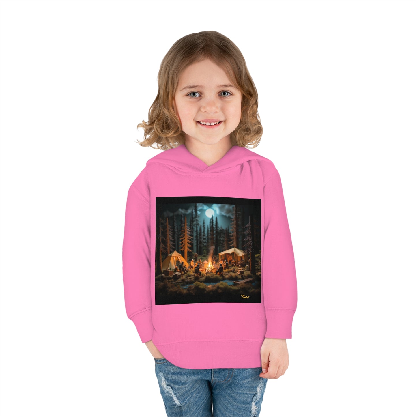 Under The Starry Skies Series Print #8 Toddler Pullover Fleece Hoodie