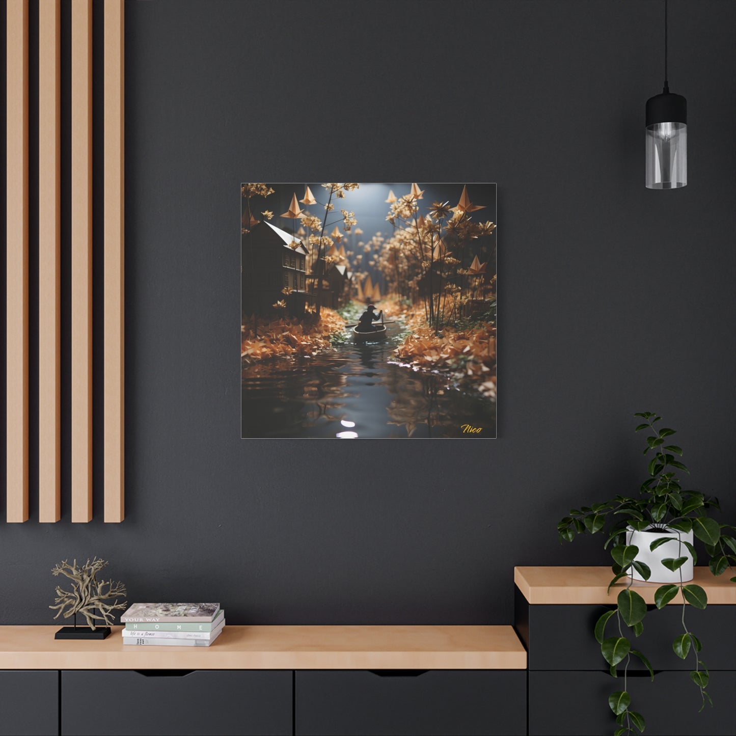 Born On A Bayou Print #5 - Streached Matte Canvas Print, 1.25" Thick