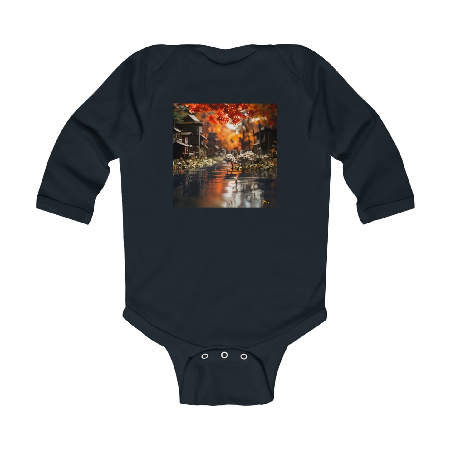 Born On A Bayou Series Print #8 Infant Long Sleeve Bodysuit