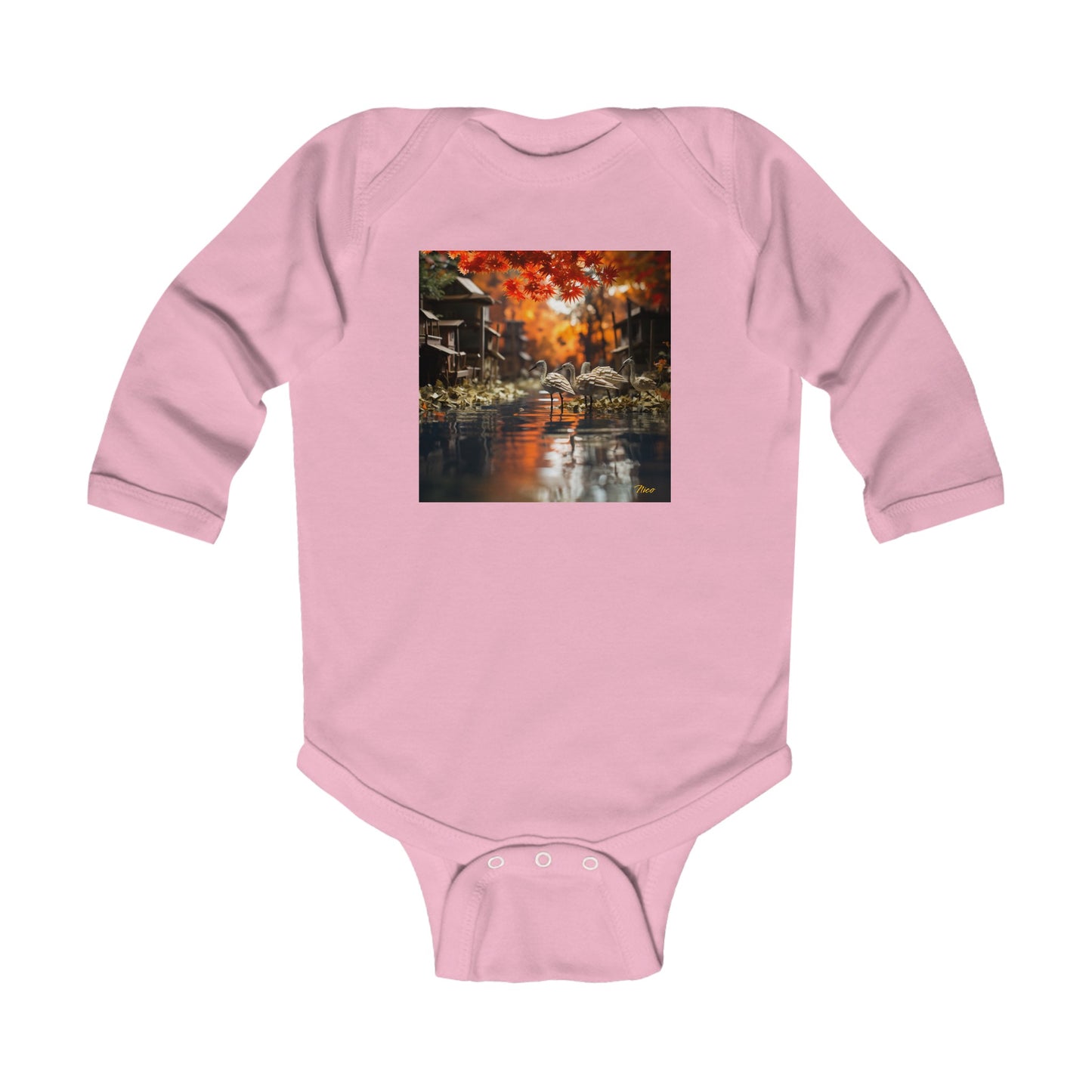 Born On A Bayou Series Print #8 Infant Long Sleeve Bodysuit