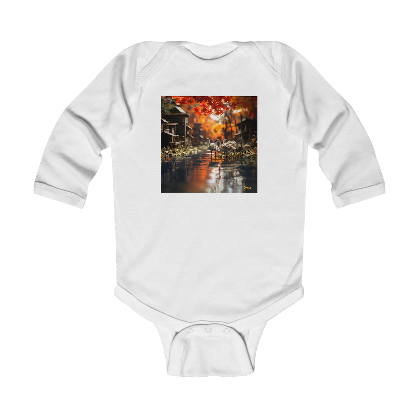 Born On A Bayou Series Print #8 Infant Long Sleeve Bodysuit