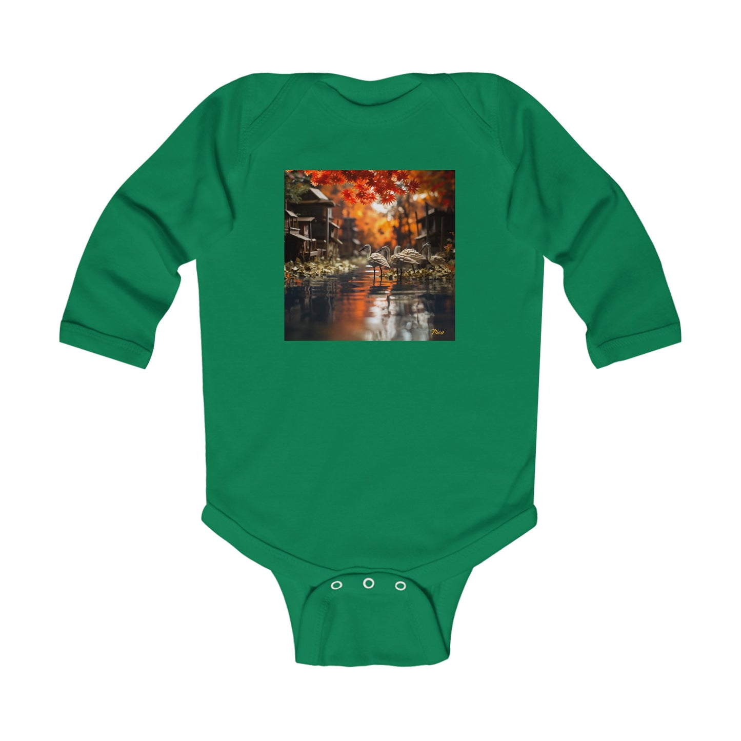 Born On A Bayou Series Print #8 Infant Long Sleeve Bodysuit