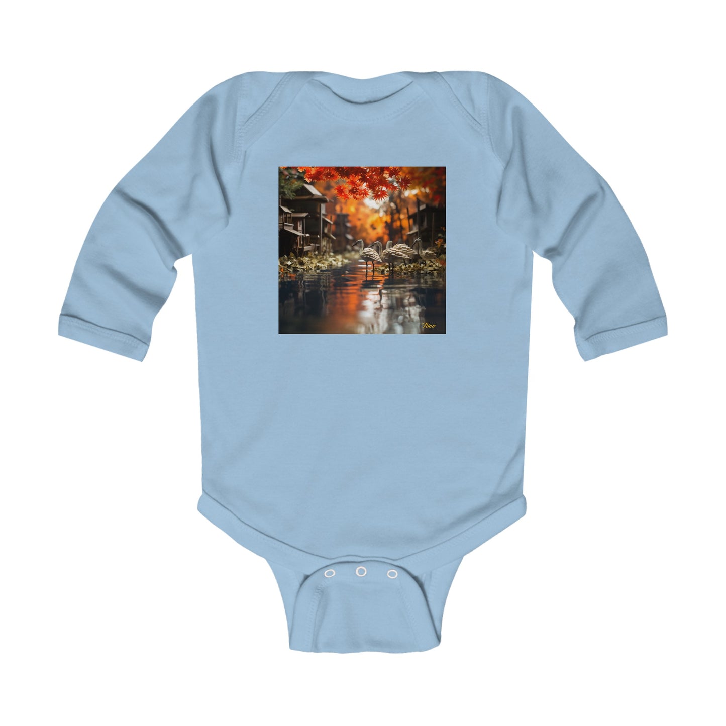 Born On A Bayou Series Print #8 Infant Long Sleeve Bodysuit