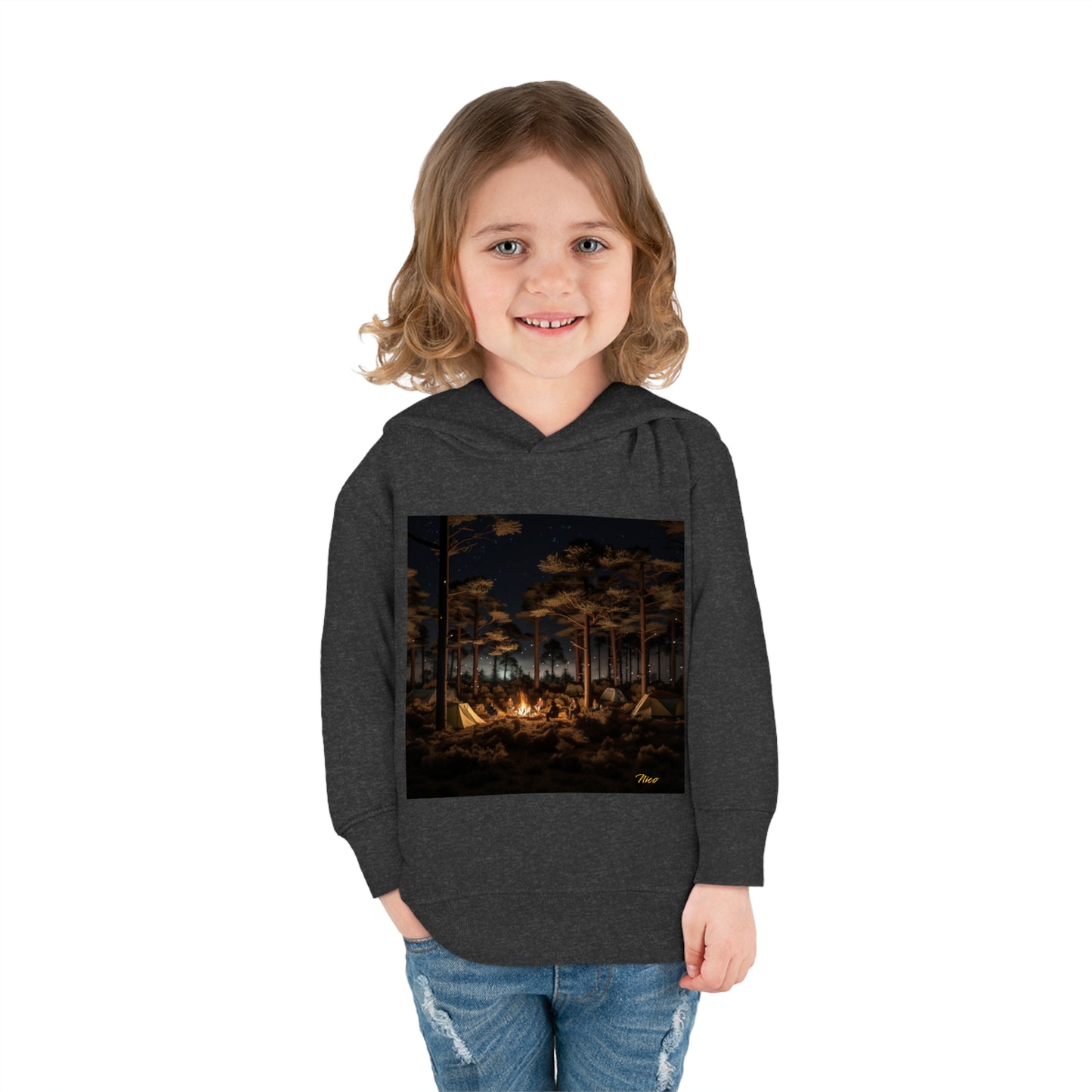 Under The Starry Skies Series Print #9 Toddler Pullover Fleece Hoodie