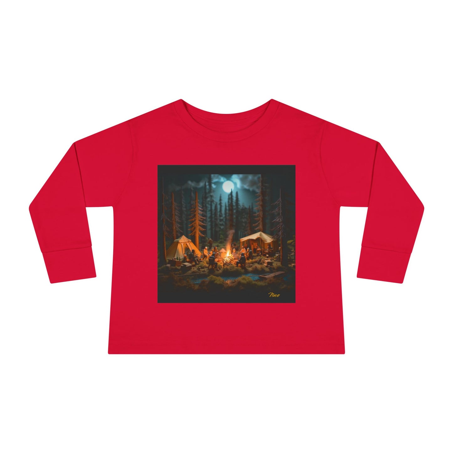 Under The Starry Skies Series Print #8 Toddler Long Sleeve Tee