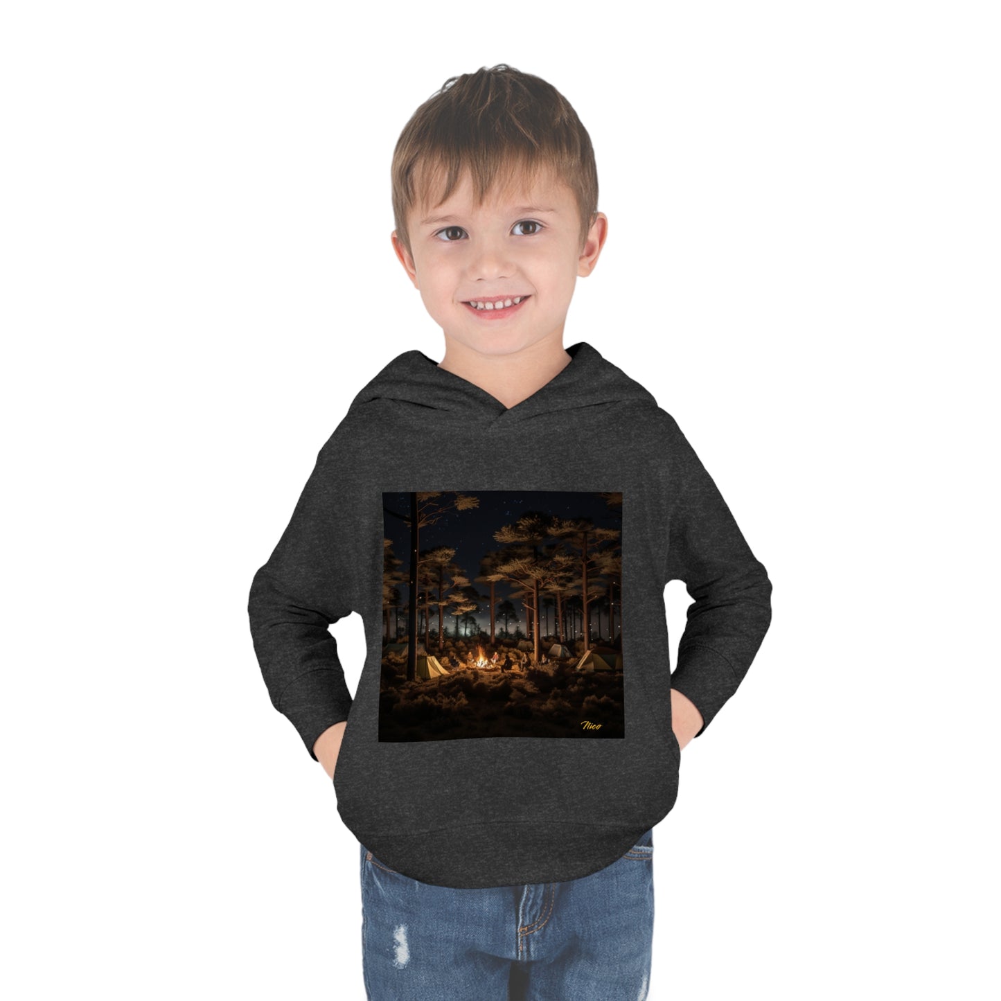 Under The Starry Skies Series Print #9 Toddler Pullover Fleece Hoodie