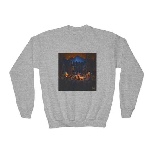 Under The Starry Skies Series Print #1 Youth Crewneck Sweatshirt