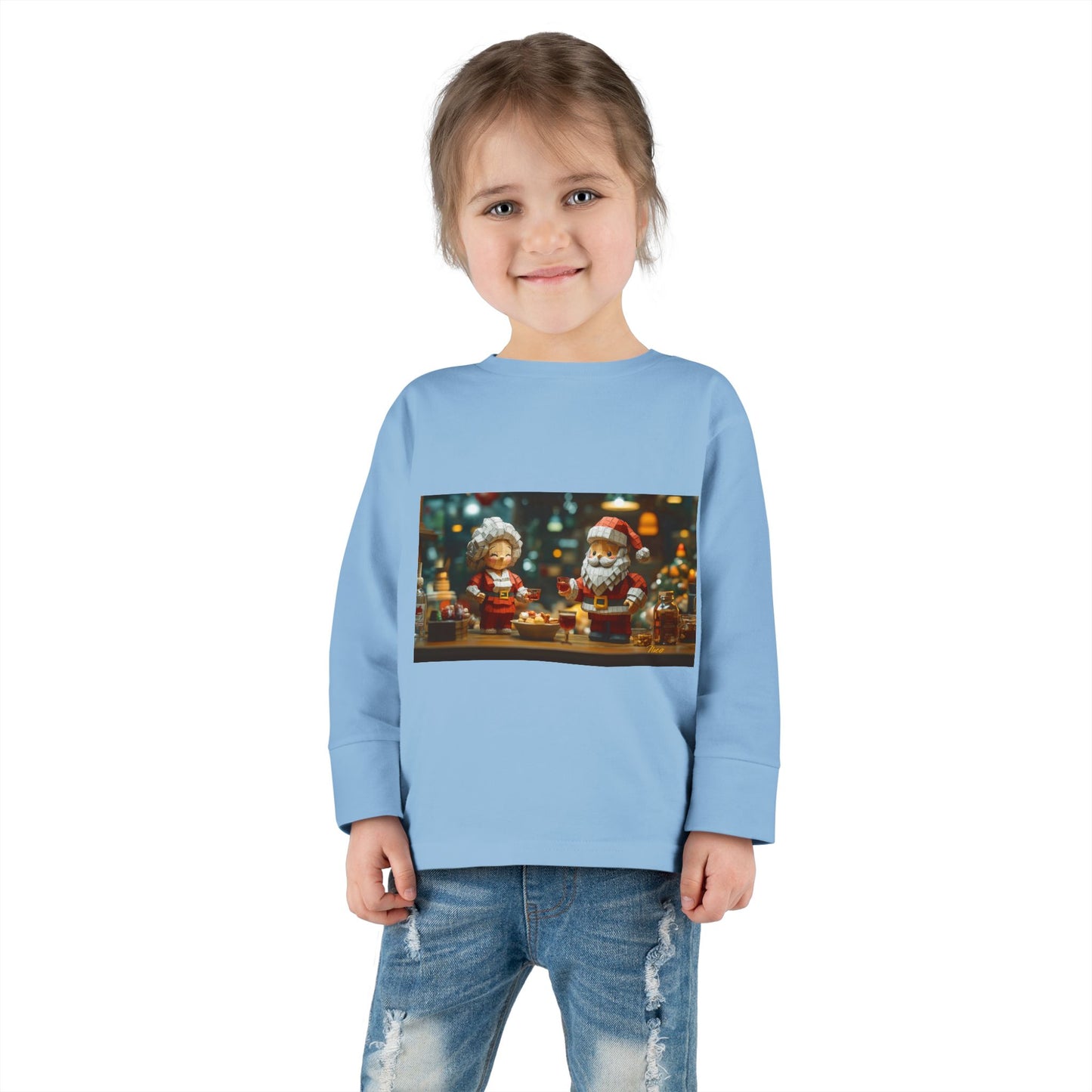 Chirstmas 2024 Series Print #2 Toddler Long Sleeve Tee