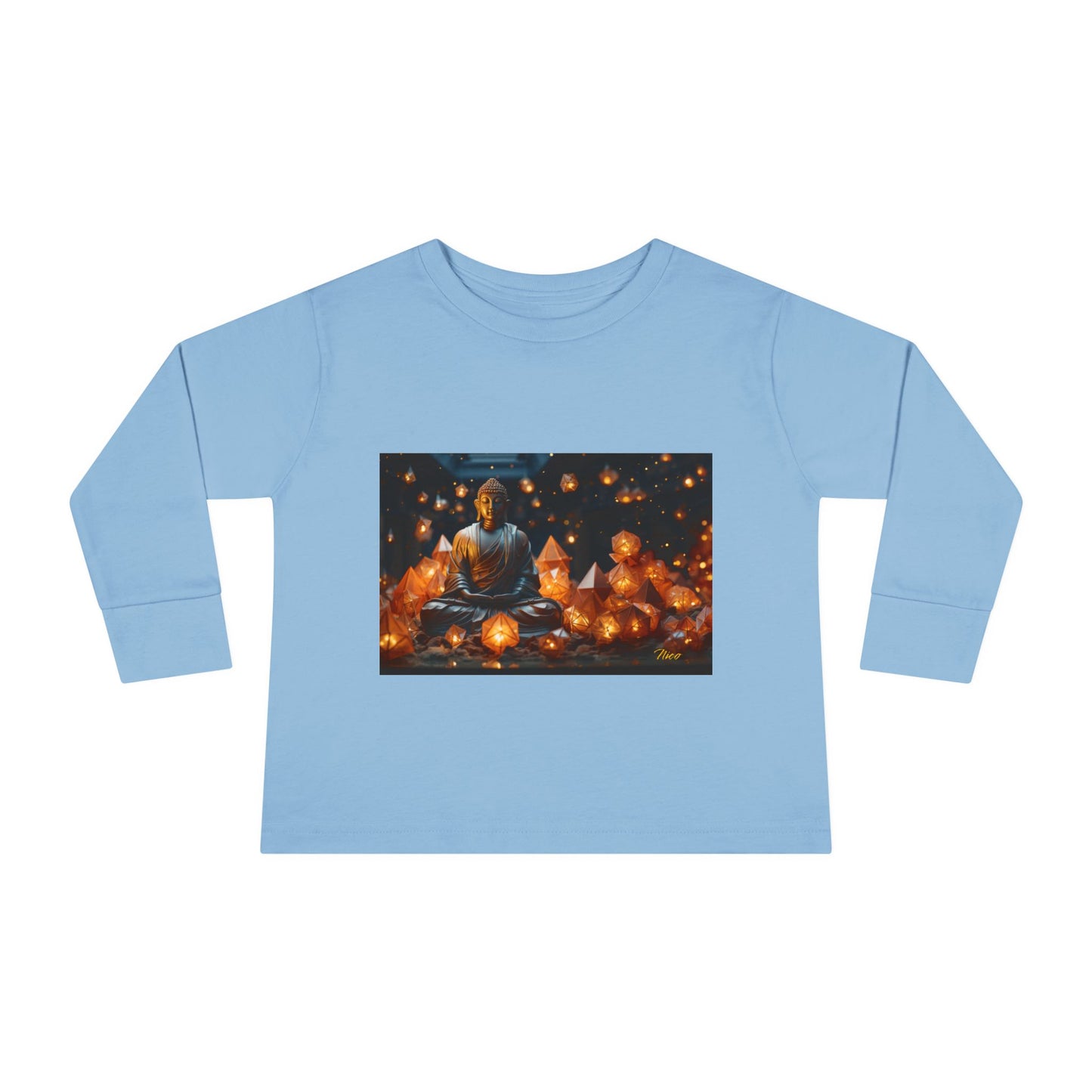 Ascending Buddha Series Print #9 Toddler Long Sleeve Tee