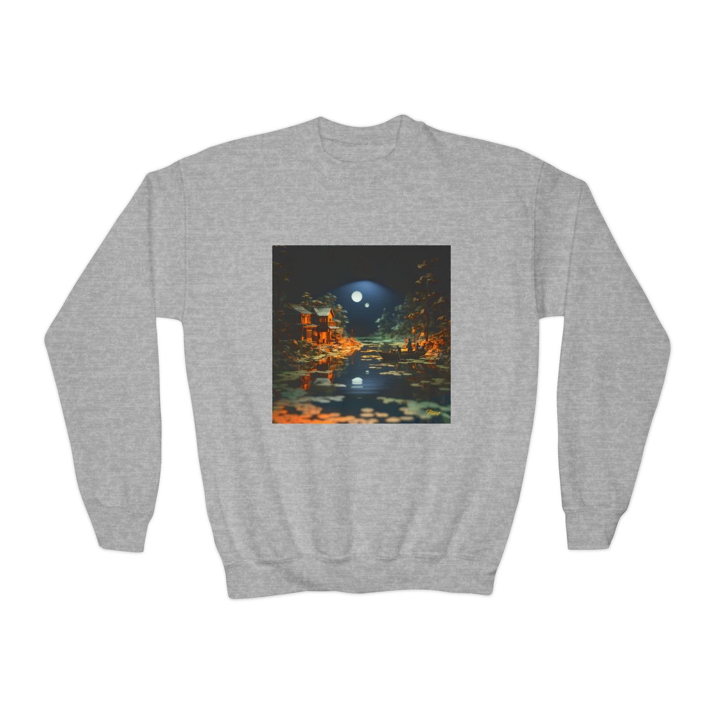 Born On A Bayou Series Print #3 Youth Crewneck Sweatshirt