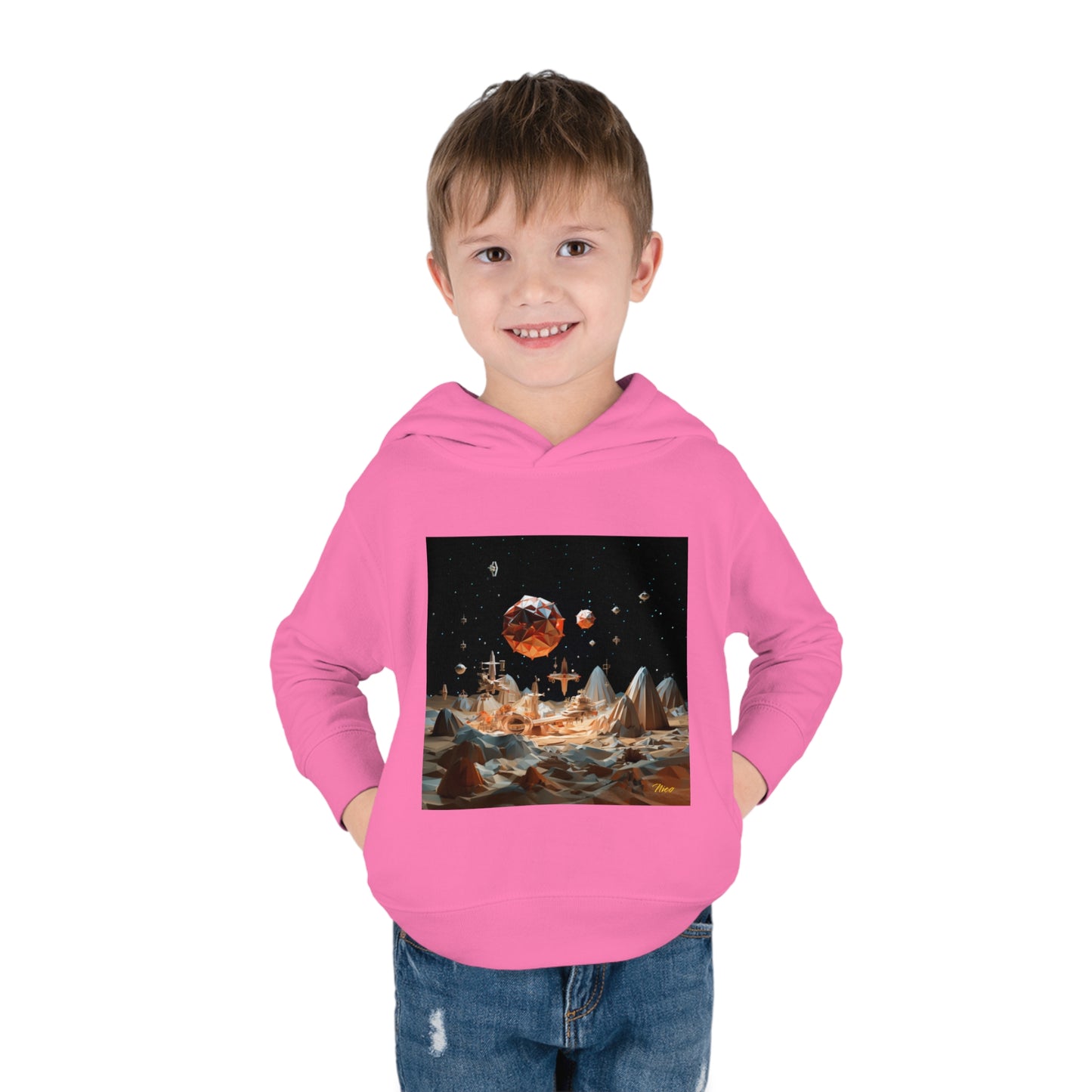 Elons' Dream Series Print #7 Toddler Pullover Fleece Hoodie