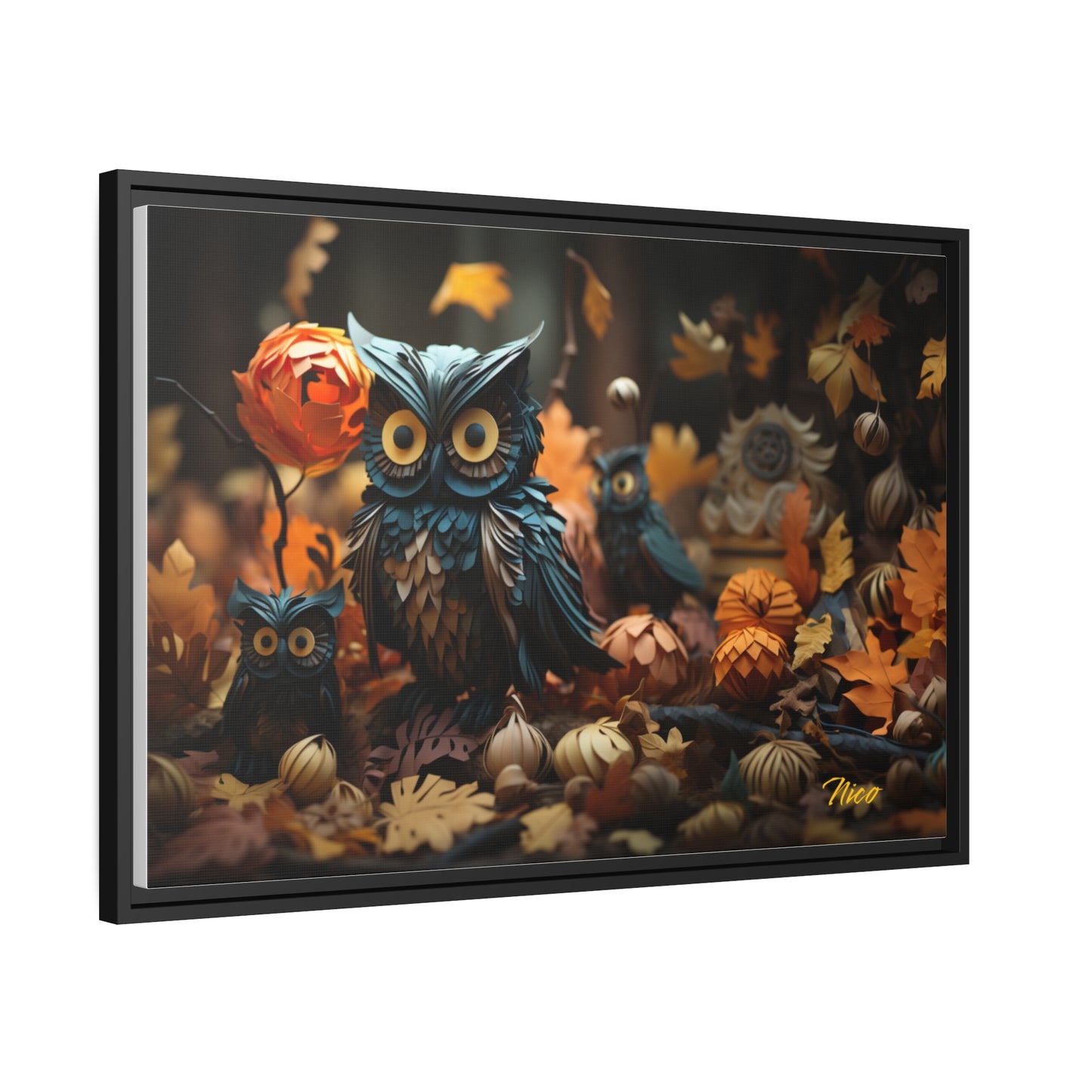 Halloween 2023 Series Print #8 - Black Framed Canvas Print