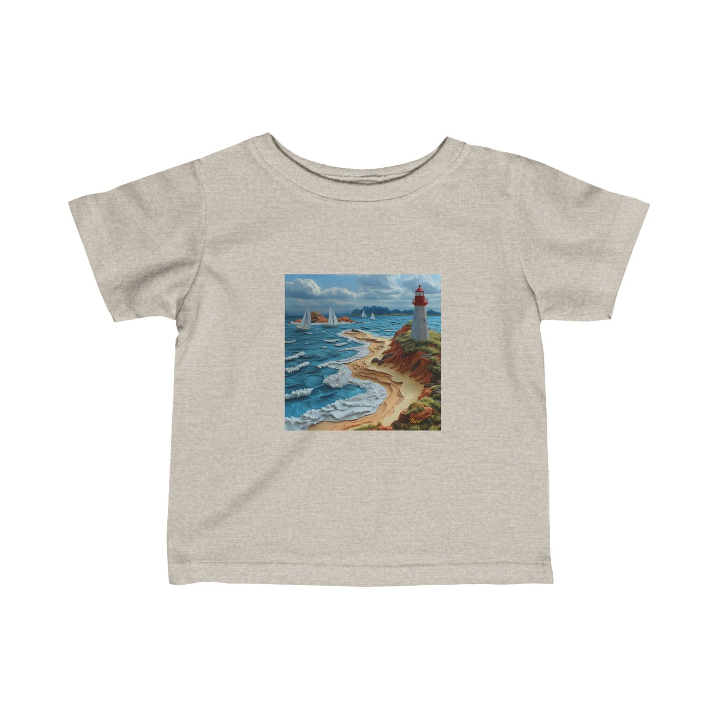 By The Seaside Series Print #4 Infant Fine Jersey Tee