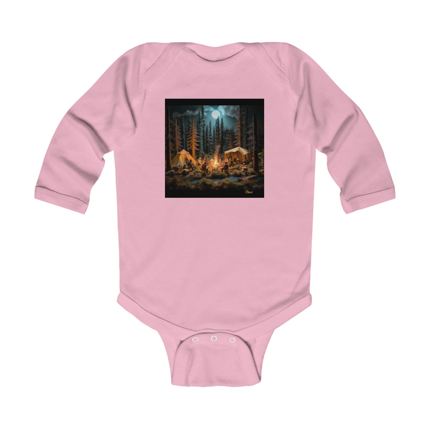 Under The Starry Skies Series Print #8 Infant Long Sleeve Bodysuit