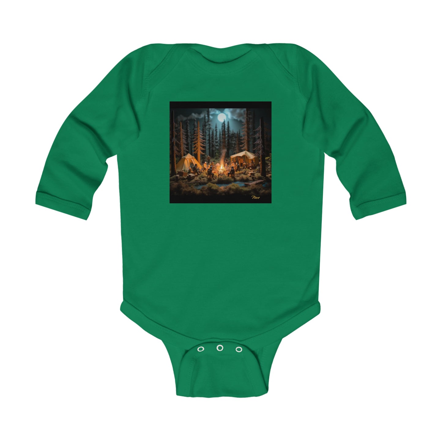 Under The Starry Skies Series Print #8 Infant Long Sleeve Bodysuit