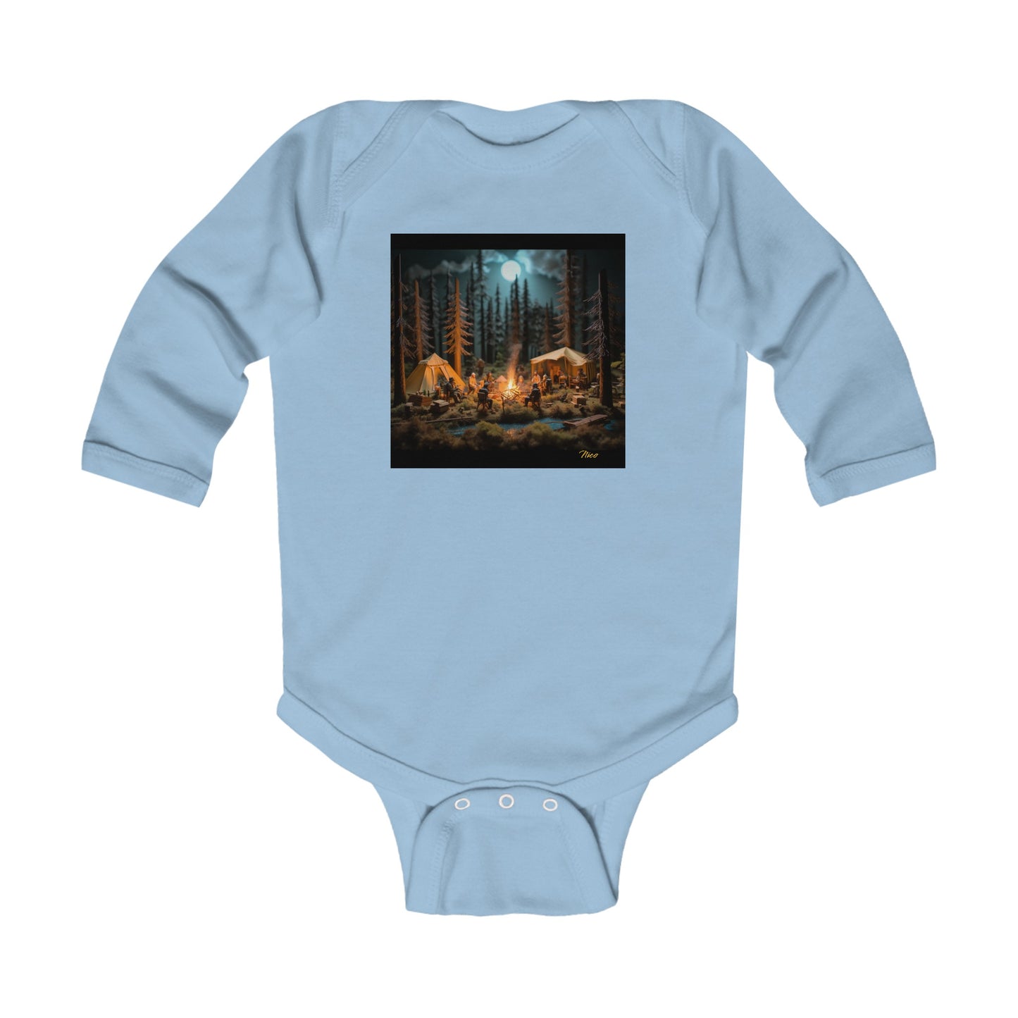 Under The Starry Skies Series Print #8 Infant Long Sleeve Bodysuit