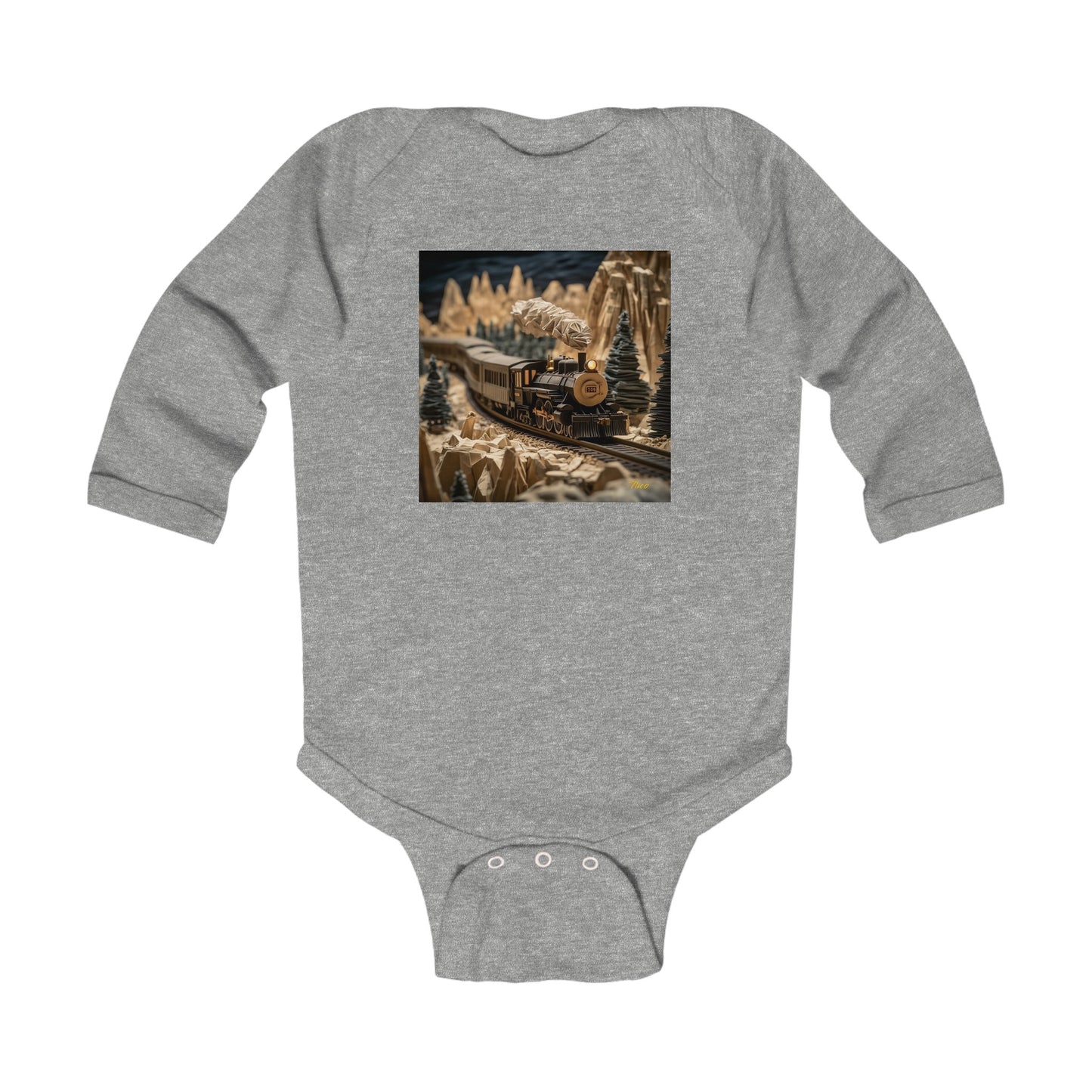 Orient Express Series Print #1 Infant Long Sleeve Bodysuit