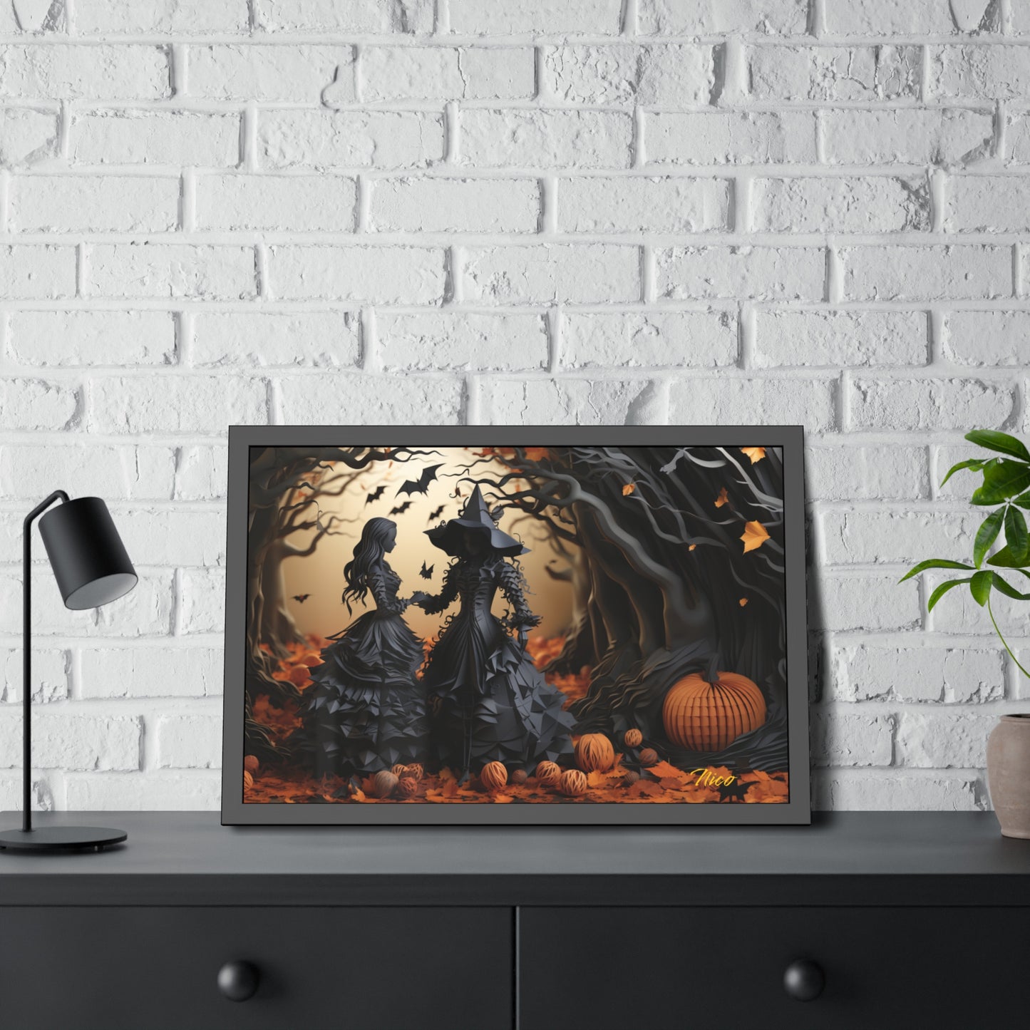 Halloween 2024 Series Print #9 - Framed Fine Art Paper Print