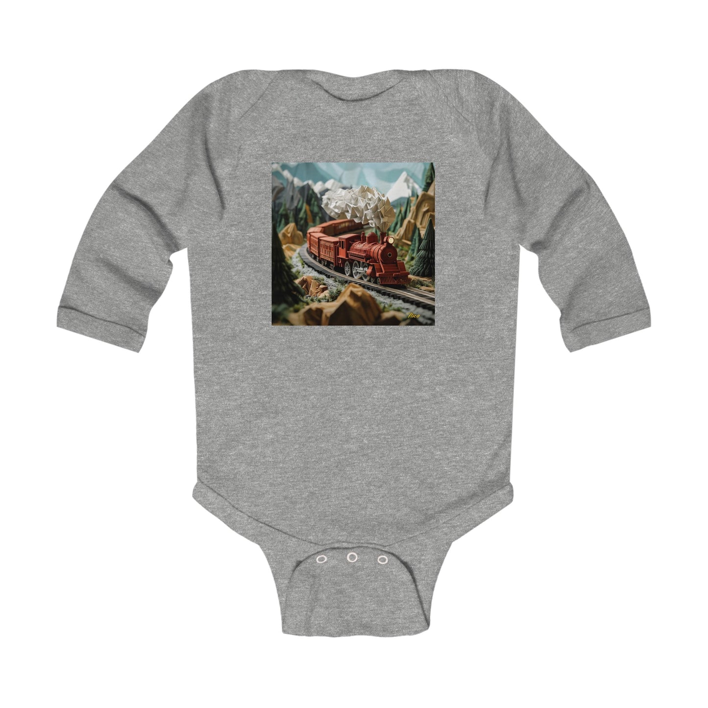 Orient Express Series Print #3 Infant Long Sleeve Bodysuit