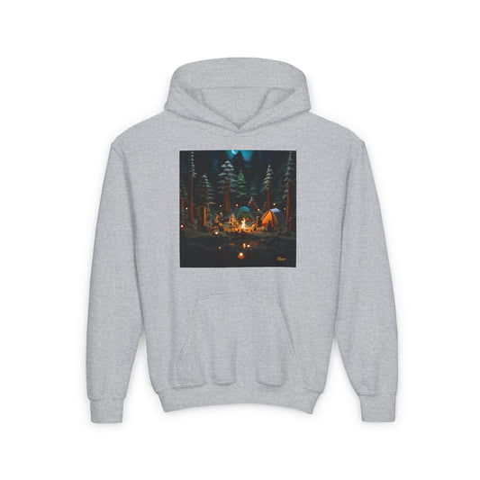 Under The Starry Skies Series Print #3 Youth Heavy Blend Hooded Sweatshirt