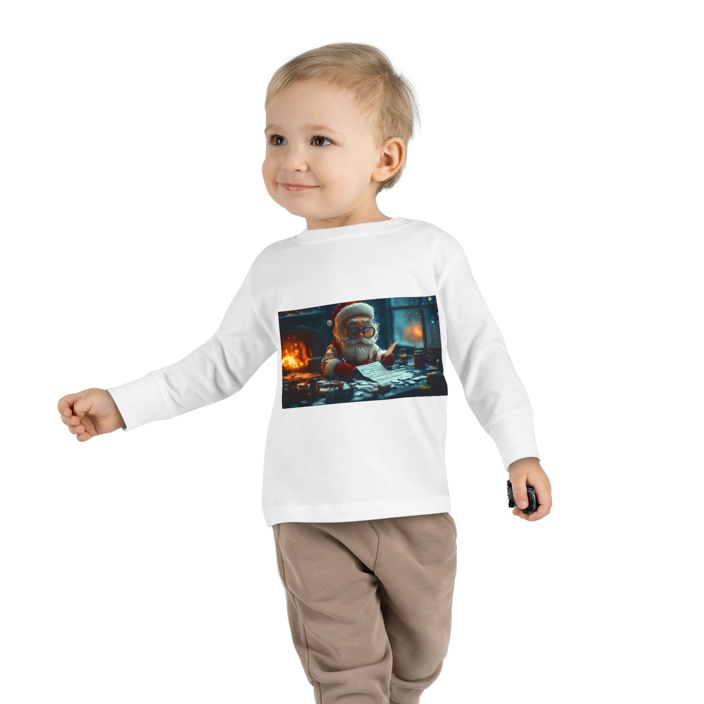 Chirstmas 2024 Series Print #1 Toddler Long Sleeve Tee