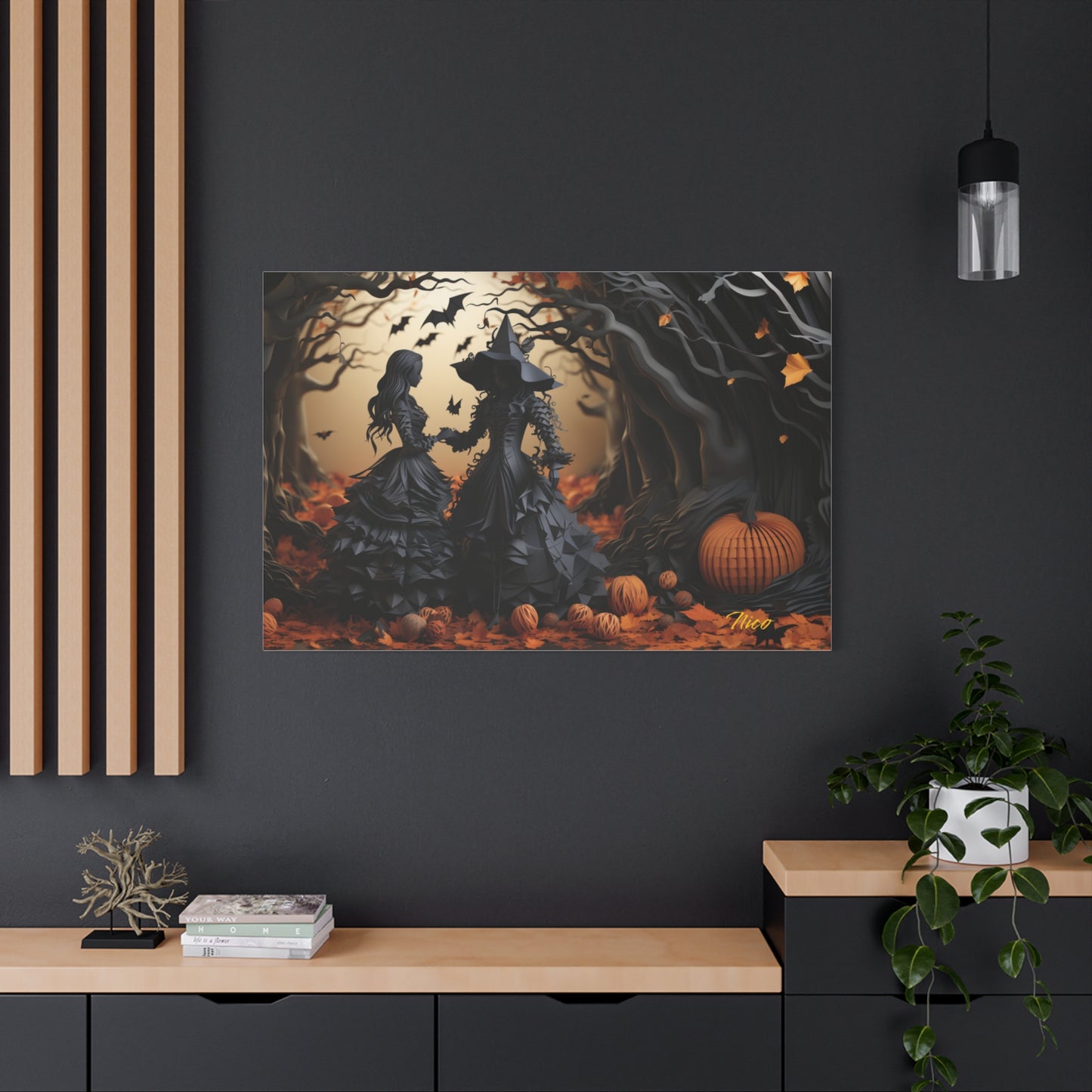 Halloween 2023 Series Print #9 - Streched Matte Canvas Print, 1.25" Thick