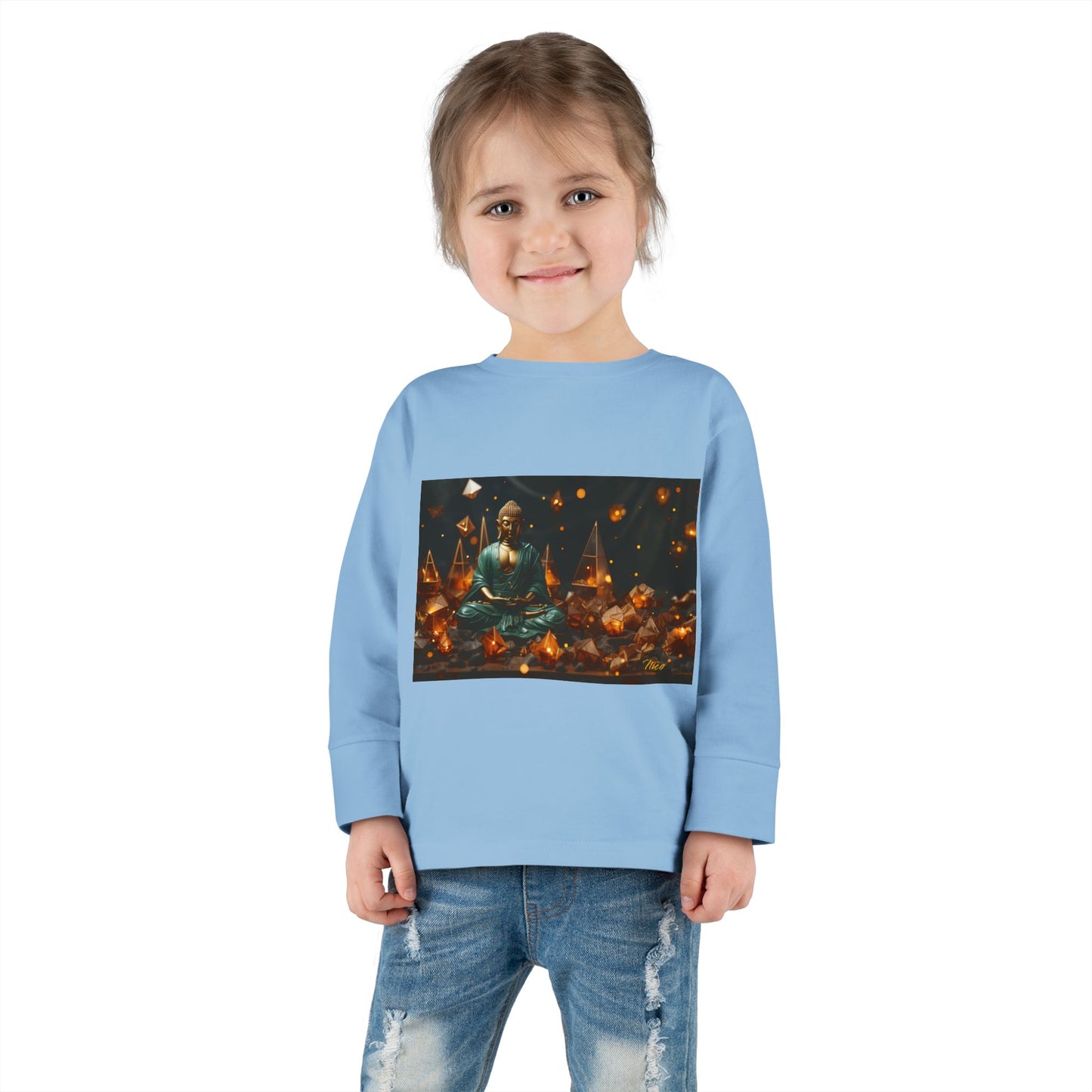 Ascending Buddha Series Print #4 Toddler Long Sleeve Tee