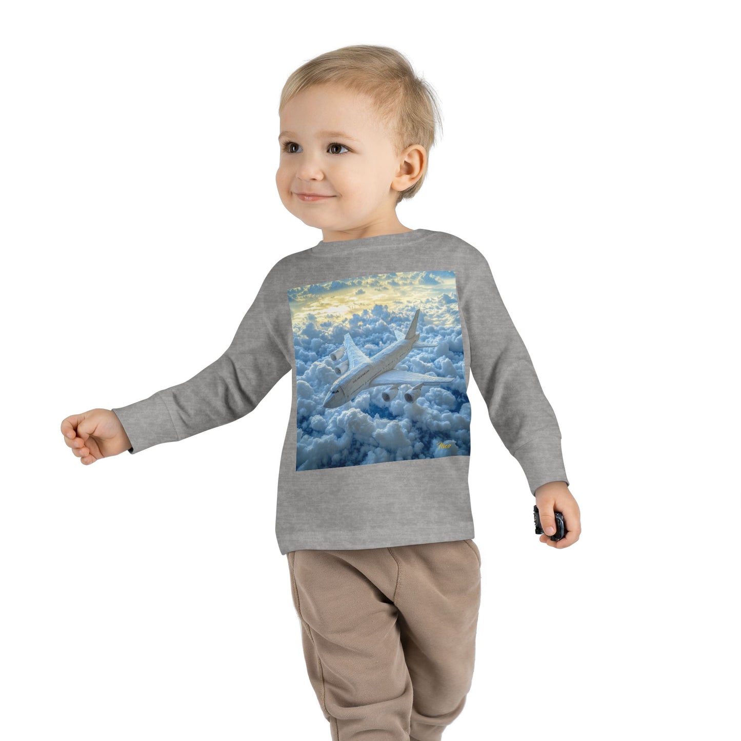 Big Ol' Jet Airliner Series Print #10 Toddler Long Sleeve Tee