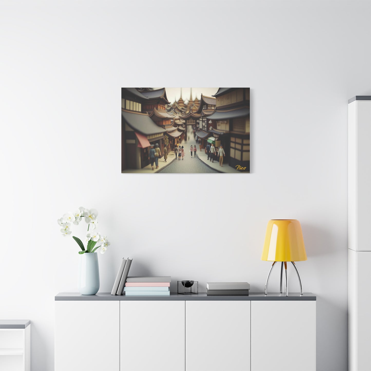 Eastern Metropolis Series Print #9 - Streched Matte Canvas Extended Print