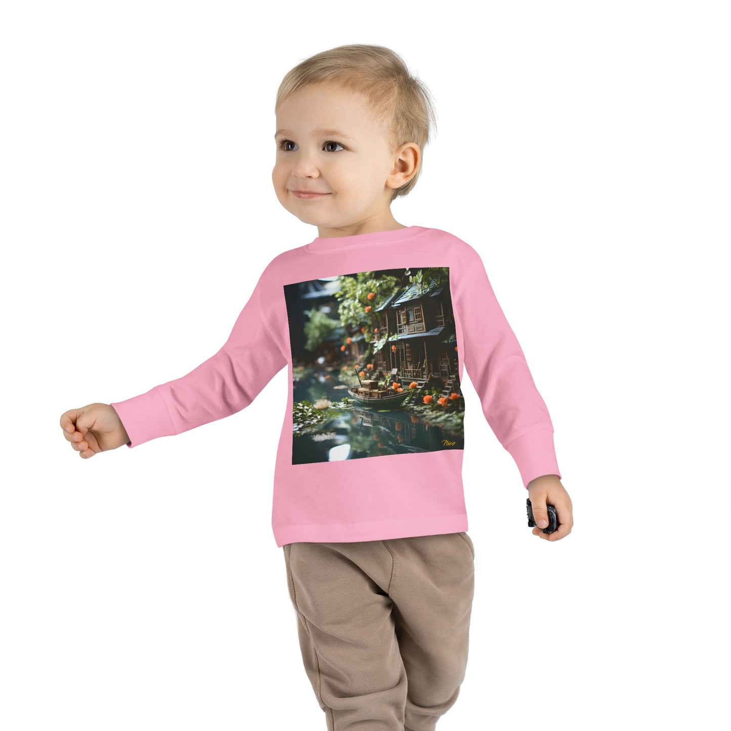 Born On A Bayou Series Print #9 Toddler Long Sleeve Tee