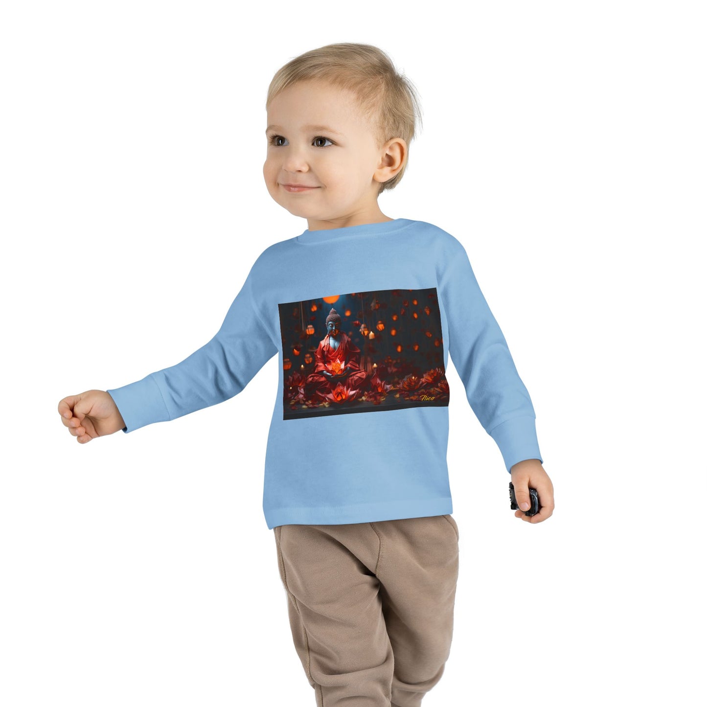 Ascending Buddha Series Print #2 Toddler Long Sleeve Tee