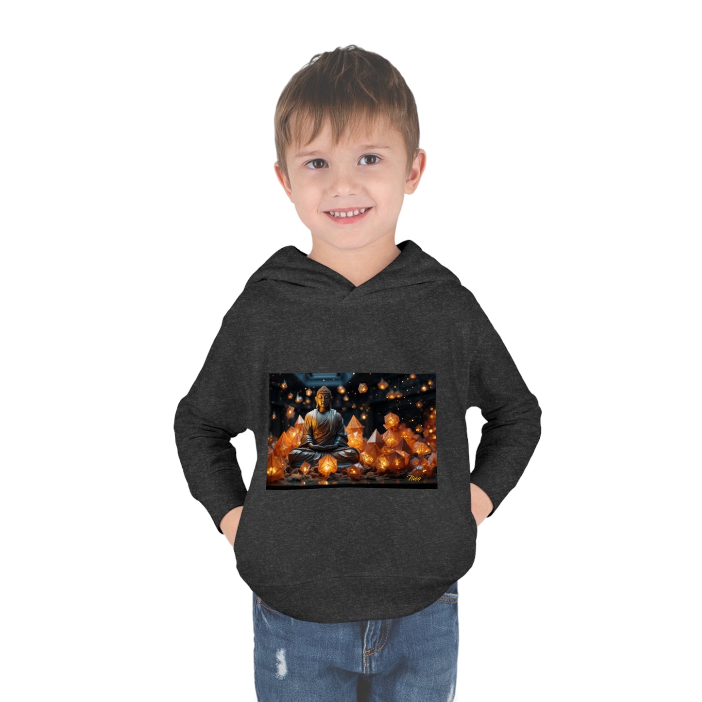 Ascending Buddah Series Print #10 Toddler Pullover Fleece Hoodie