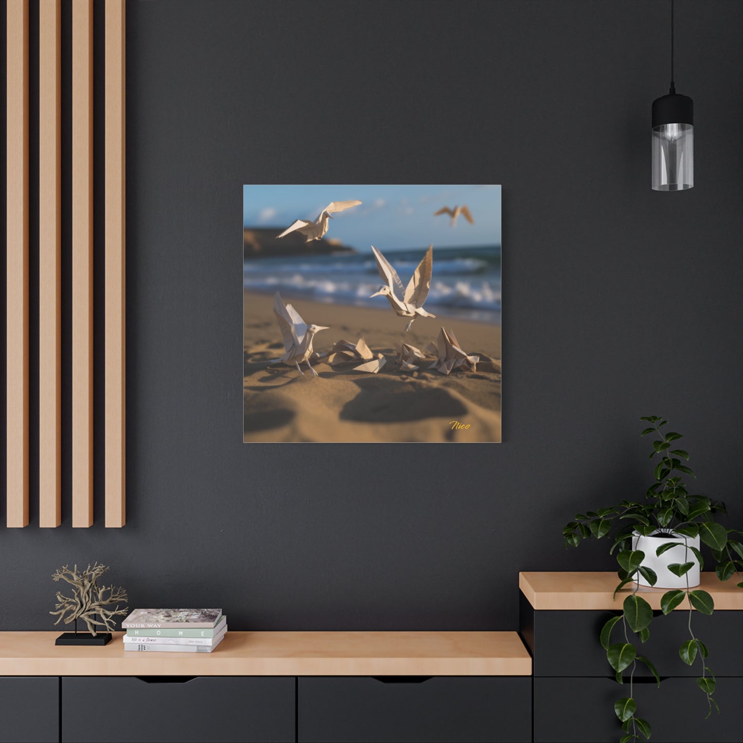 By The Seaside Series Print #7 - Streched Matte Canvas Print, 1.25" Thick