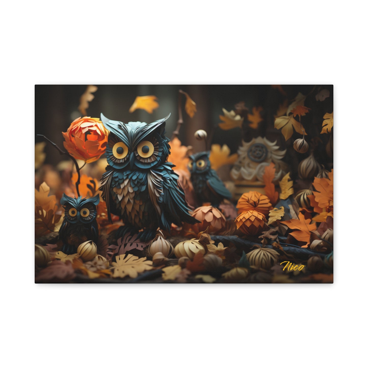 Halloween 2023 Series Print #8 - Streched Matte Canvas Print, 1.25" Thick