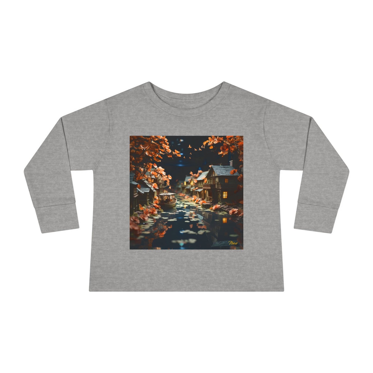 Born On A Bayou Series Print #7 Toddler Long Sleeve Tee