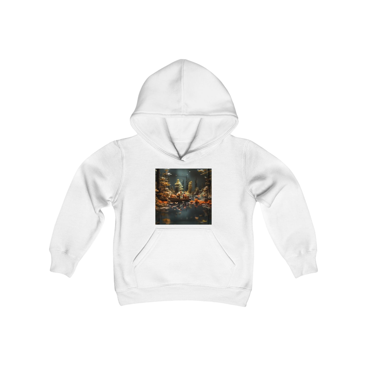 Born On A Bayou Series Print #10 Youth Heavy Blend Hooded Sweatshirt