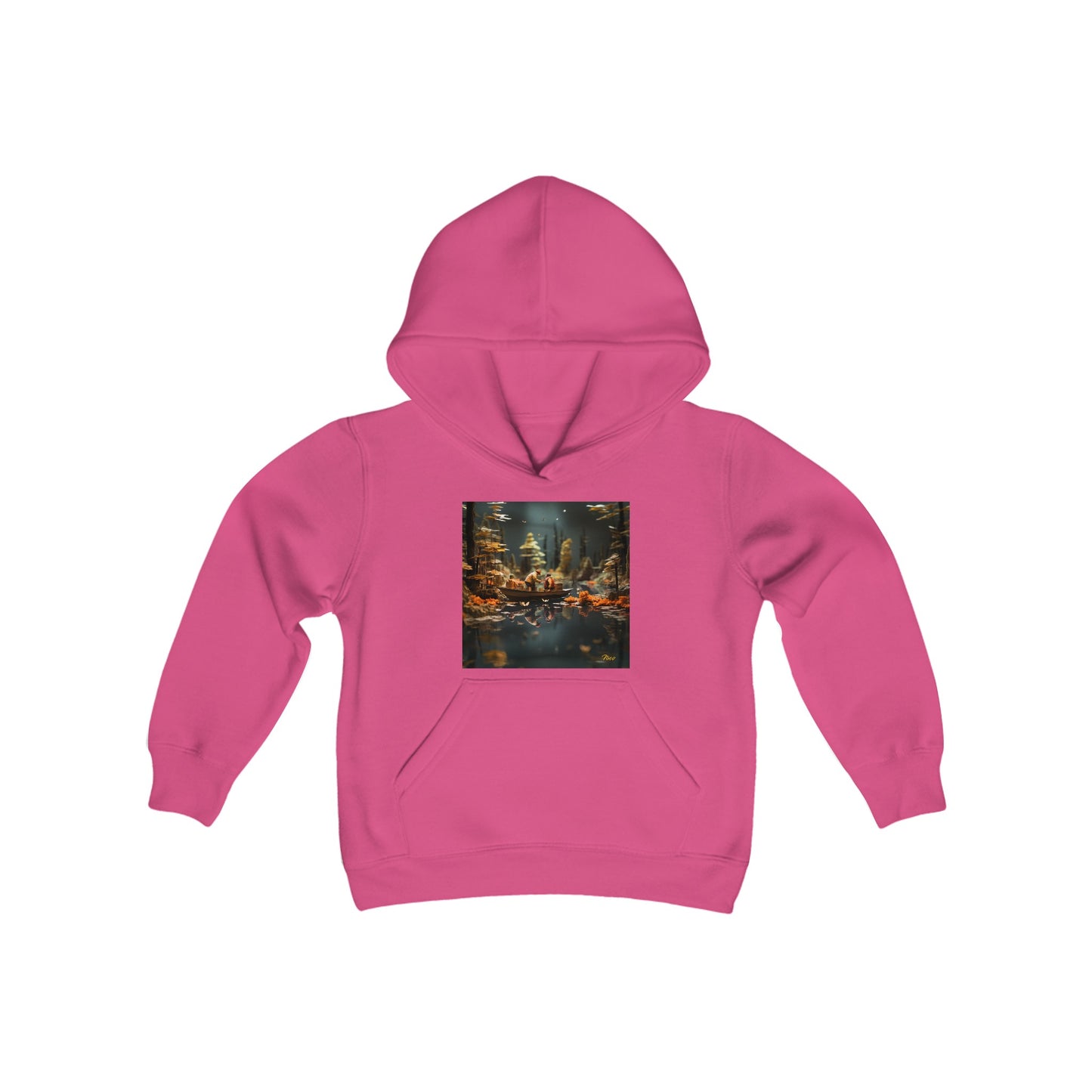 Born On A Bayou Series Print #10 Youth Heavy Blend Hooded Sweatshirt