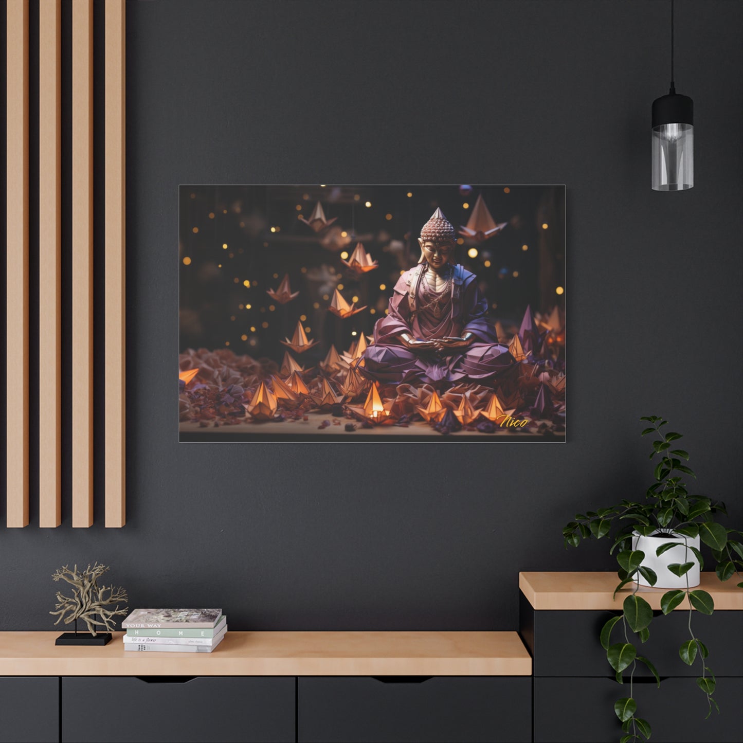 Ascending Buddha Series Print #6 - Streched Matte Canvas Print, 1.25" Thick