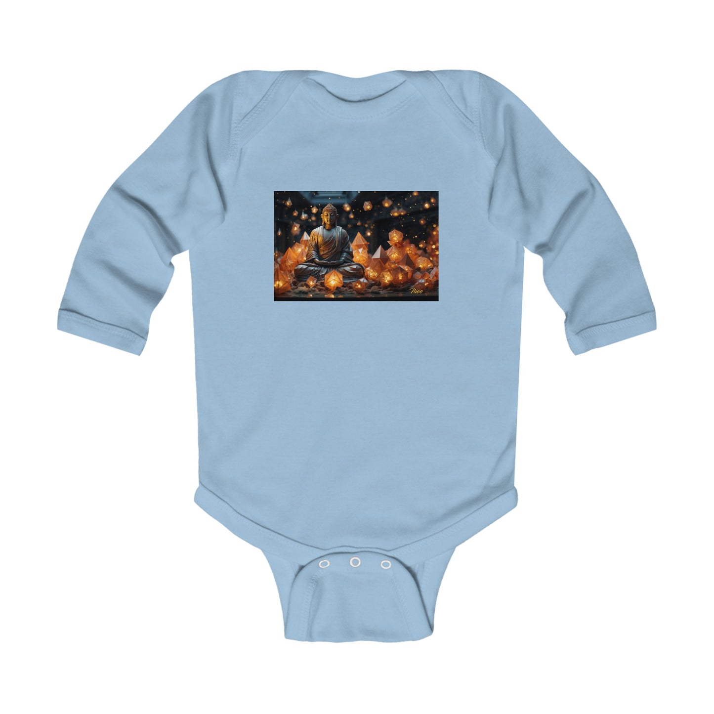 Ascending Buddah Series Print #10 Infant Long Sleeve Bodysuit