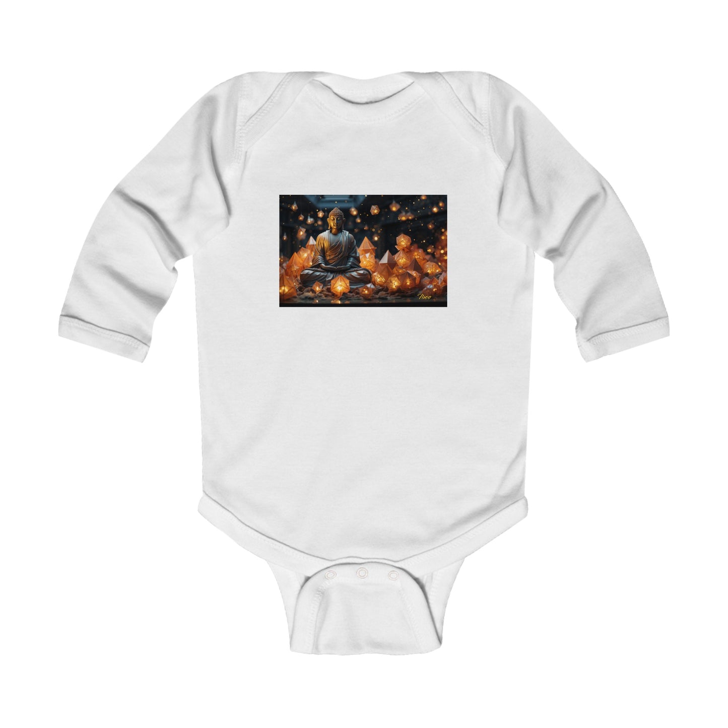 Ascending Buddah Series Print #10 Infant Long Sleeve Bodysuit