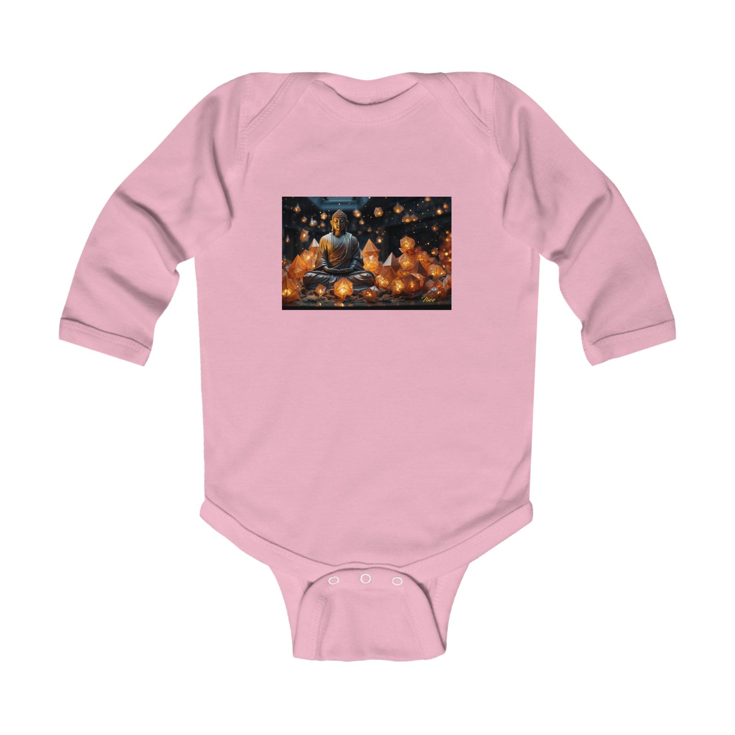 Ascending Buddah Series Print #10 Infant Long Sleeve Bodysuit