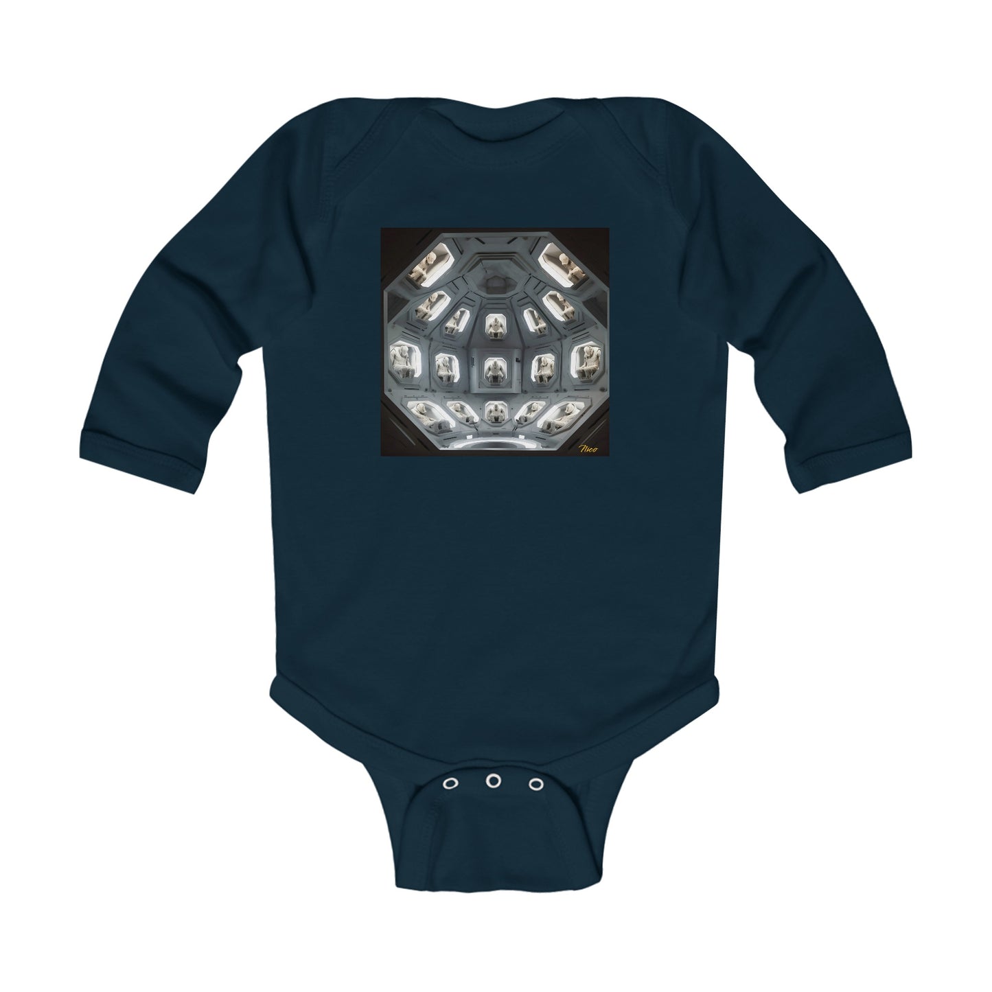 Elons' Dream Series Print #2 Infant Long Sleeve Bodysuit