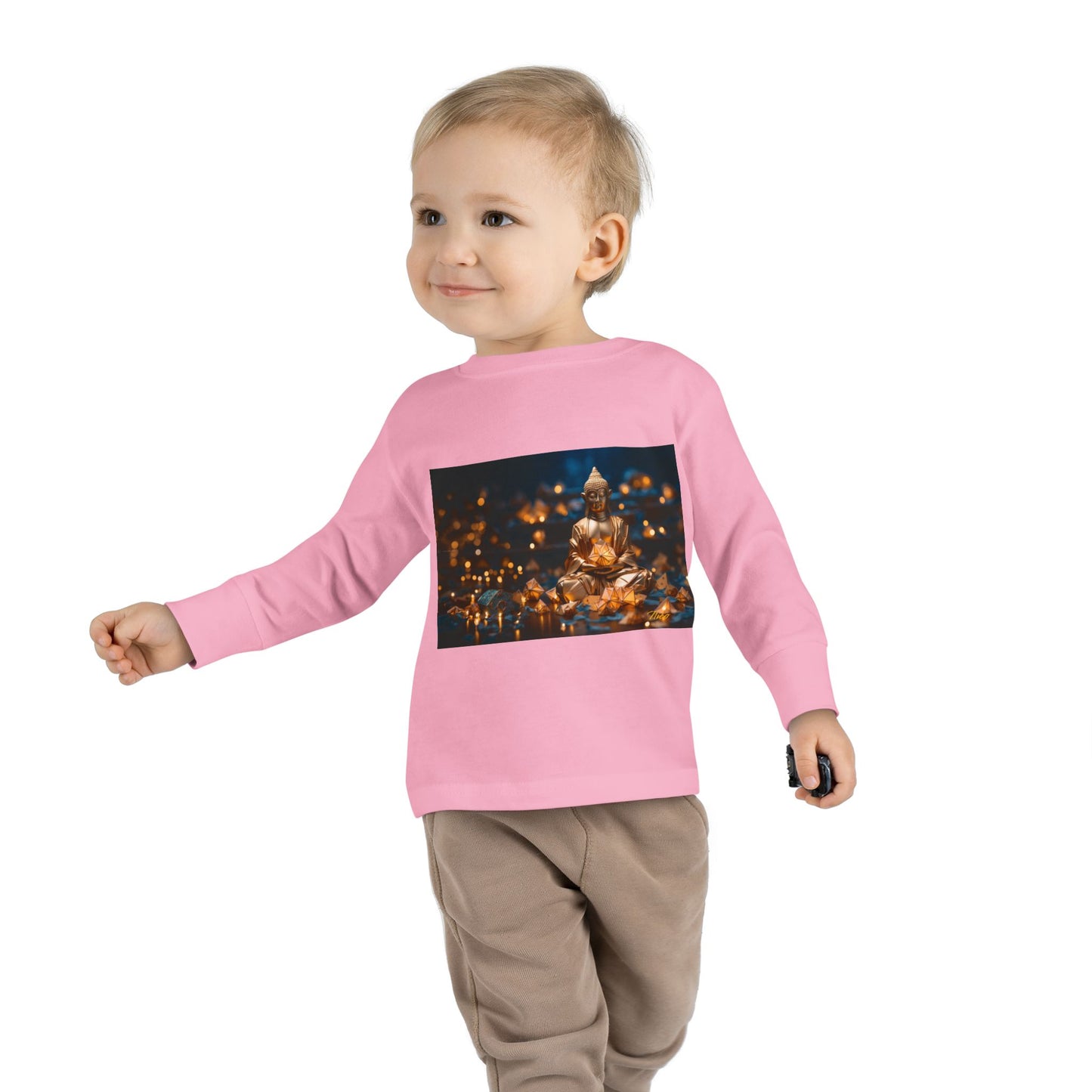 Ascending Buddha Series Print #10 Toddler Long Sleeve Tee