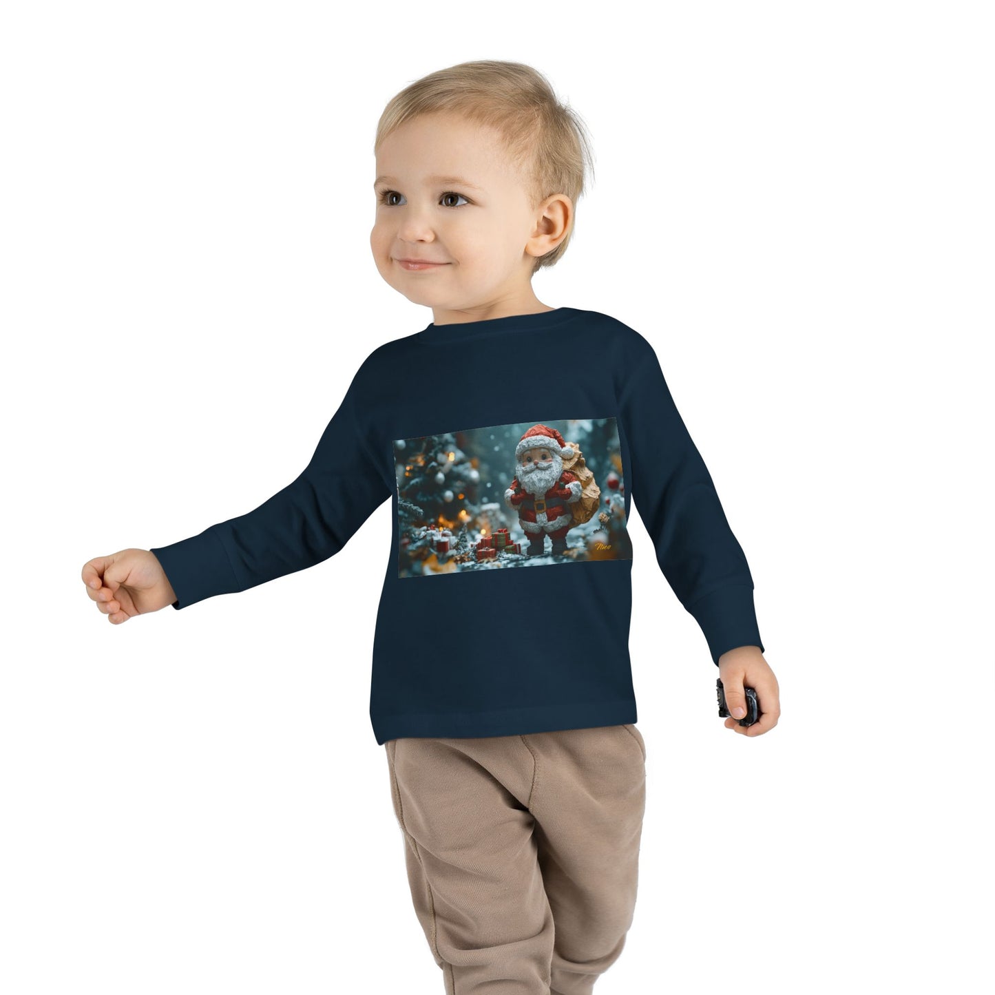 Chirstmas 2024 Series Print #5 Toddler Long Sleeve Tee