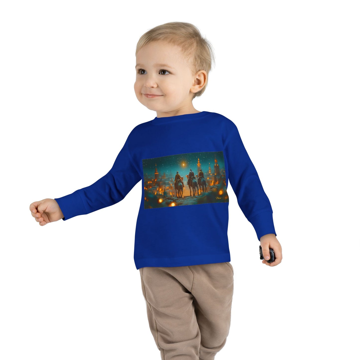 Chirstmas 2024 Series Print #9 Toddler Long Sleeve Tee