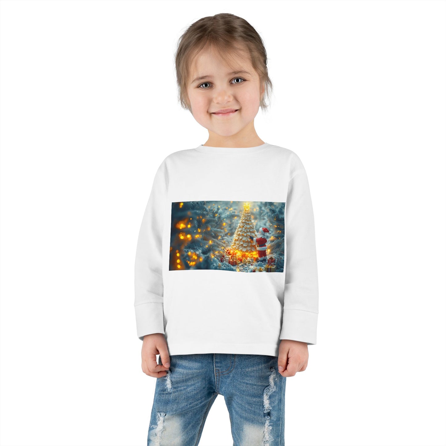 Chirstmas 2024 Series Print #10 Toddler Long Sleeve Tee